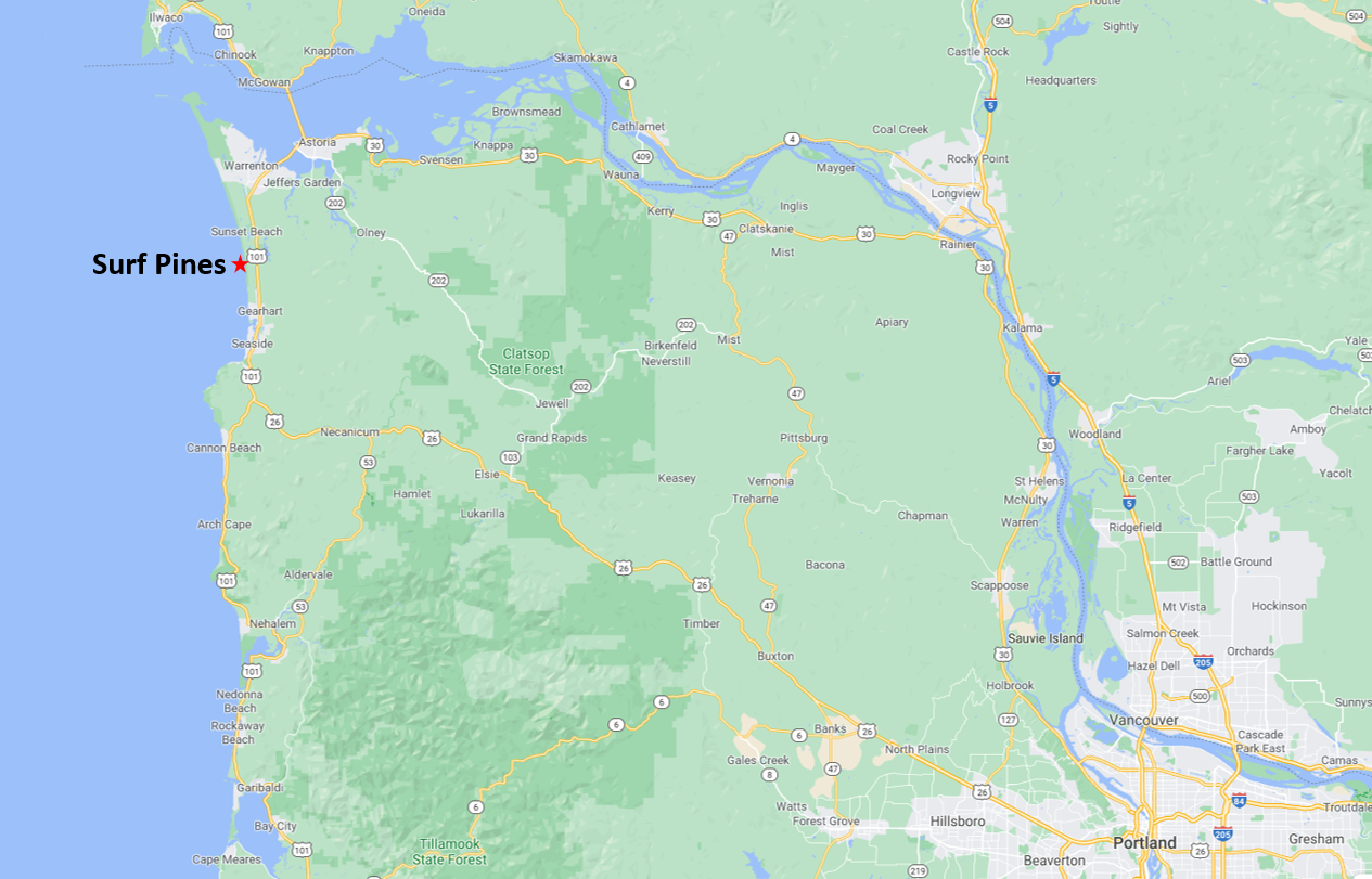 Our Location Surf Pines Association