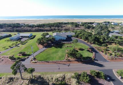 Aerial overview of surf pines